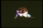 Bob Gunton and Patti LuPone as Juan and Eva Peron in bed in a scene from the Broadway production of the musical "Evita." (New York)