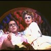 Bob Gunton and Patti LuPone as Juan and Eva Peron in bed in a scene from the Broadway production of the musical "Evita." (New York)