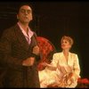 Bob Gunton and Patti LuPone as Juan and Eva Peron in bed in a scene from the Broadway production of the musical "Evita." (New York)