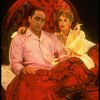 Bob Gunton and Patti LuPone as Juan and Eva Peron in bed in a scene from the Broadway production of the musical "Evita." (New York)