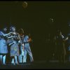 Bob Gunton (R) and Patti LuPone (L) as Juan and Eva Peron in a scene from the Broadway production of the musical "Evita." (New York)