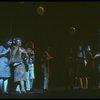 Bob Gunton (R) and Patti LuPone (L) as Juan and Eva Peron in a scene from the Broadway production of the musical "Evita." (New York)