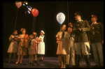 Bob Gunton (R) and Patti LuPone (L) as Juan and Eva Peron in a scene from the Broadway production of the musical "Evita." (New York)