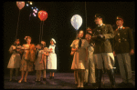 Bob Gunton (R) and Patti LuPone (L) as Juan and Eva Peron in a scene from the Broadway production of the musical "Evita." (New York)