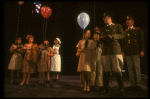 Bob Gunton (R) and Patti LuPone (L) as Juan and Eva Peron in a scene from the Broadway production of the musical "Evita." (New York)