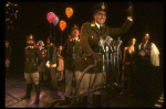 Bob Gunton (C) as Juan Peron in a scene from the Broadway production of the musical "Evita." (New York)