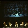 Generals singing "The Art Of The Possible" in a scene from the Broadway production of the musical "Evita." (New York)