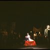 L-R) Bob Gunton as Juan Peron, Patti LuPone as Eva Peron and Mandy Patinkin as Che Guevera in a scene from the Broadway musical "Evita." (New York)