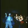 Bob Gunton as Juan Peron (R) Mandy Patinkin as Che Guevera (L) in a scene from the Broadway musical "Evita." (New York)