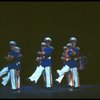 Dancing generals in a scene from the Broadway musical "Evita." (New York)