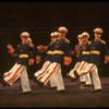 Dancing generals in a scene from the Broadway musical "Evita." (New York)