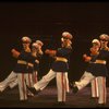 Dancing generals in a scene from the Broadway musical "Evita." (New York)