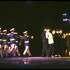 Dancing generals in a scene from the Broadway musical "Evita." (New York)