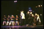 Dancing generals in a scene from the Broadway musical "Evita." (New York)