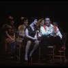 Mark Syers as Augustin Magaldi (R) and Patti LuPone as Eva Peron (L) in a scene from the Broadway musical "Evita." (New York)