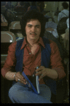 Actor Mark Syers from the Broadway production of the musical "Evita." (New York)
