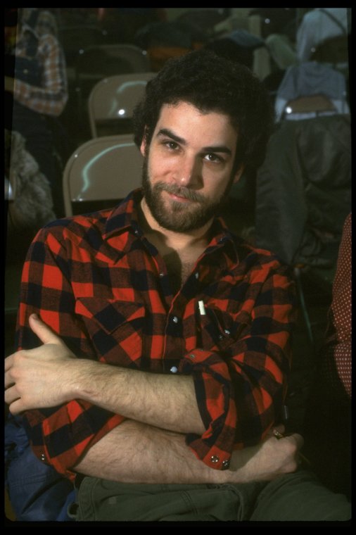 Actor Mandy Patinkin from the Broadway production of the musical "Evit...