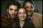 L-R) Mandy Patinkin, Patti LuPone and Bob Gunton from the Broadway production of the musical "Evita." (New York)