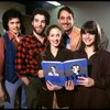 L-R) Mark Syers, Mandy Patinkin, Patti LuPone, Bob Gunton and Jane Ohringer from the Broadway production of the musical "Evita." (New York)
