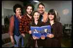 L-R) Mark Syers, Mandy Patinkin, Patti LuPone, Bob Gunton and Jane Ohringer from the Broadway production of the musical "Evita." (New York)