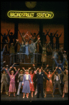 C) Jerry Orbach and Wanda Richert in a scene from the Broadway production of the musical "42nd Street." (New York)