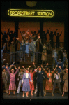 C) Jerry Orbach and Wanda Richert in a scene from the Broadway production of the musical "42nd Street." (New York)