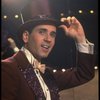 Lee Roy Reams wearing a top hat in a scene from the Broadway production of the musical "42nd Street." (New York)