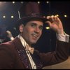 Lee Roy Reams wearing a top hat in a scene from the Broadway production of the musical "42nd Street." (New York)