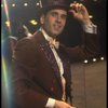 Lee Roy Reams wearing a top hat in a scene from the Broadway production of the musical "42nd Street." (New York)