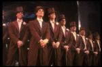 Lee Roy Reams (3L) in a scene from the Broadway production of the musical "42nd Street." (New York)