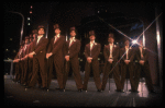 Lee Roy Reams (3L) in a scene from the Broadway production of the musical "42nd Street." (New York)