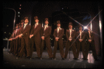 Lee Roy Reams (3L) in a scene from the Broadway production of the musical "42nd Street." (New York)