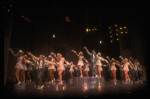 Lee Roy Reams (C) performing "We're In The Money" in a scene from the Broadway production of the musical "42nd Street." (New York)