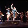 Lee Roy Reams (C) performing "We're In The Money" in a scene from the Broadway production of the musical "42nd Street." (New York)