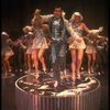 Lee Roy Reams (C) performing "We're In The Money" in a scene from the Broadway production of the musical "42nd Street." (New York)