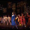 Wanda Richert (C) in a scene from the Broadway production of the musical "42nd Street." (New York)