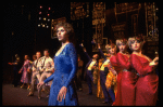 Wanda Richert (C) in a scene from the Broadway production of the musical "42nd Street." (New York)