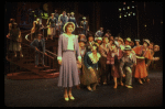 Wanda Richert (C) in a scene from the Broadway production of the musical "42nd Street." (New York)