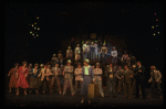 Wanda Richert (C) in a scene from the Broadway production of the musical "42nd Street." (New York)