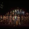 Wanda Richert (C) in a scene from the Broadway production of the musical "42nd Street." (New York)