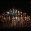 Wanda Richert (C) in a scene from the Broadway production of the musical "42nd Street." (New York)