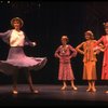 Wanda Richert (R) in a scene from the Broadway production of the musical "42nd Street." (New York)