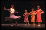 Wanda Richert (R) in a scene from the Broadway production of the musical "42nd Street." (New York)