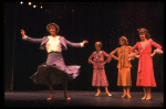 Wanda Richert (R) in a scene from the Broadway production of the musical "42nd Street." (New York)