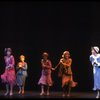 Wanda Richert (L) in a scene from the Broadway production of the musical "42nd Street." (New York)