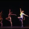 Wanda Richert (L) in a scene from the Broadway production of the musical "42nd Street." (New York)