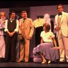 Wanda Richert (2L), Tammy Grimes (R) and Jerry Orbach (2R) in a scene from the Broadway production of the musical "42nd Street." (New York)