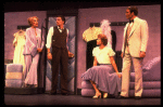 2L-R) Wanda Richert, Jerry Orbach and Tammy Grimes in a scene from the Broadway production of the musical "42nd Street." (New York)