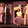 2L-R) Wanda Richert, Jerry Orbach and Tammy Grimes in a scene from the Broadway production of the musical "42nd Street." (New York)