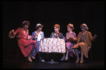 Carole Cook (3L) and Wanda Richert (2R) in a scene from the Broadway production of the musical "42nd Street." (New York)